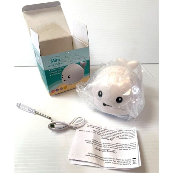 Baby Bath Toys White Whale Bath Toy Infant: Light up Fountain 6-12 Months - Picture 1 of 6